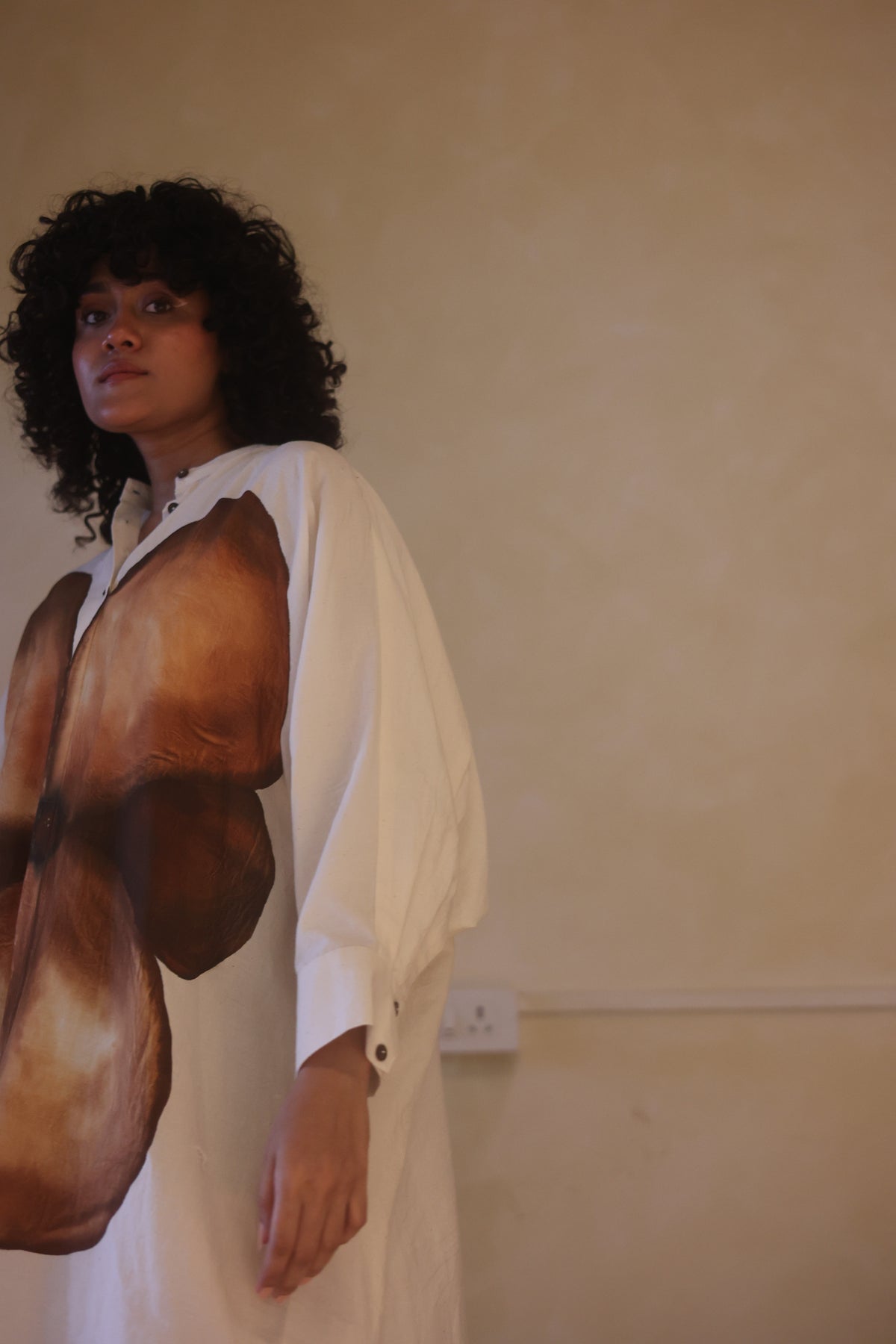 Brown Tulip Long Shirt