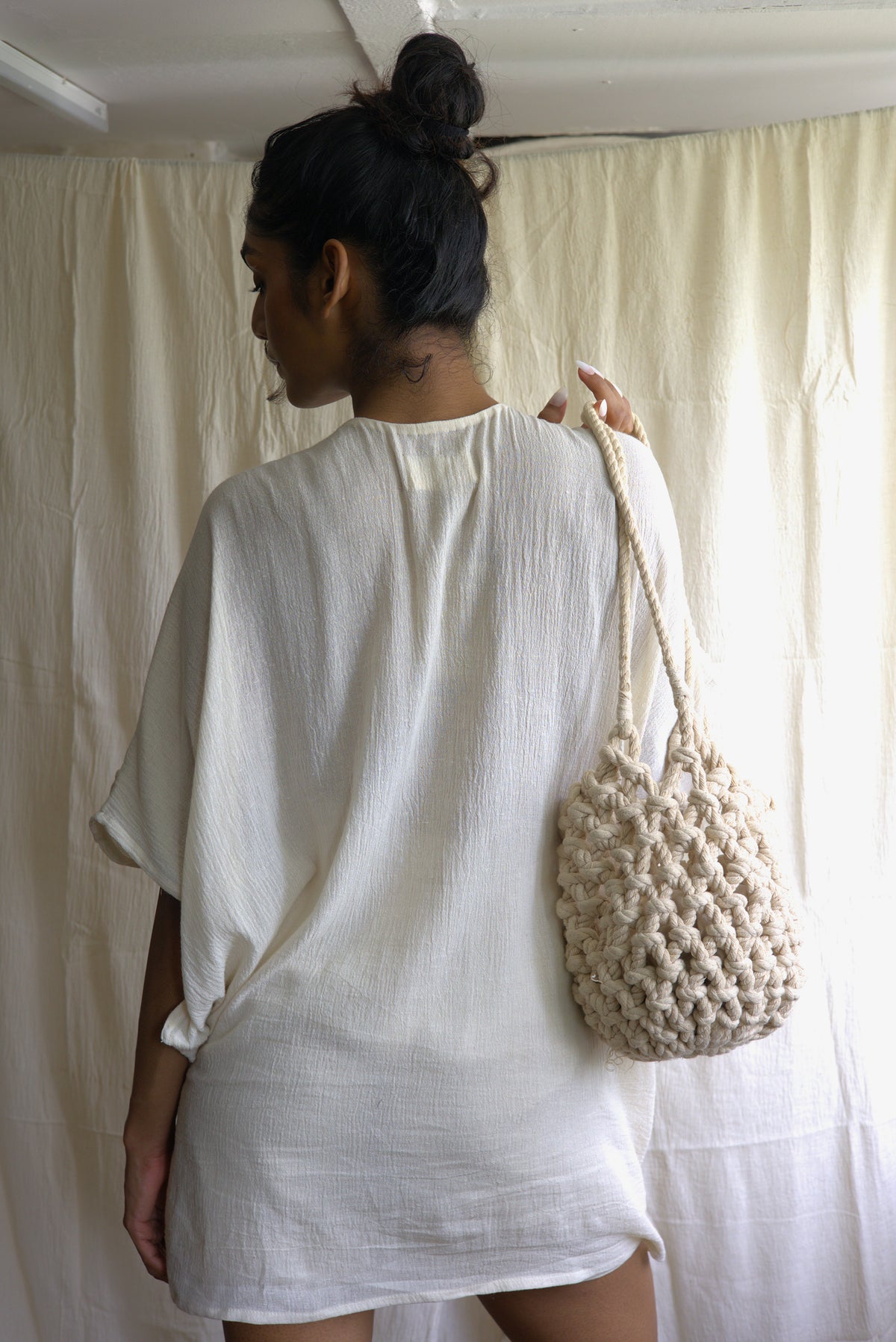 Ruched Beach String Top